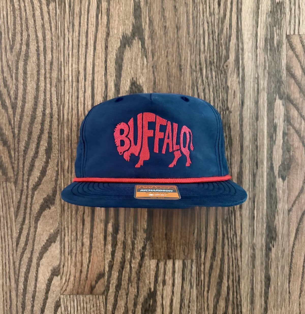 Buffalo Embroidered Rope Hat