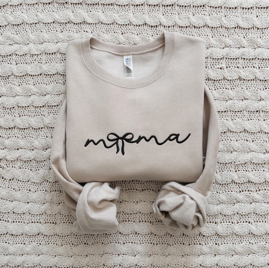 Mama Embroidered Sweatshirt