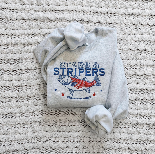 Stars & Stripers Embroidered Sweatshirt