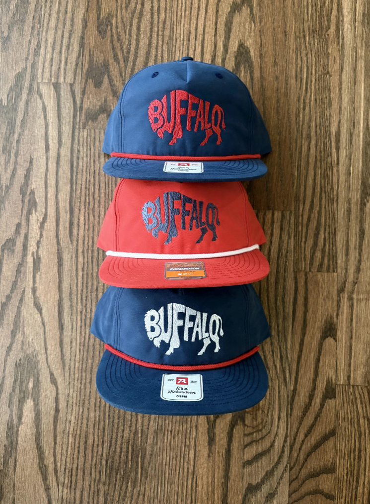 Buffalo Embroidered Rope Hat
