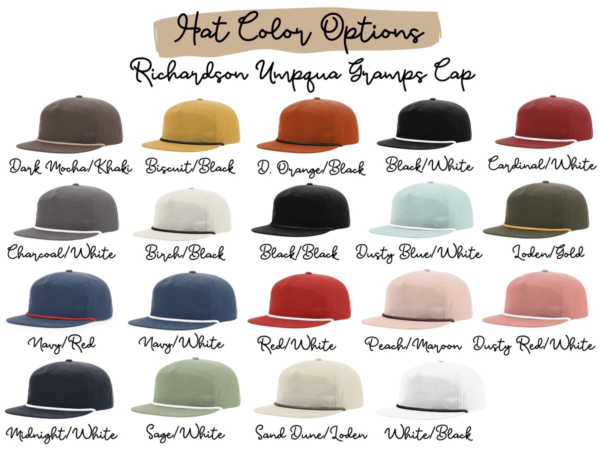 Buffalo Embroidered Rope Hat