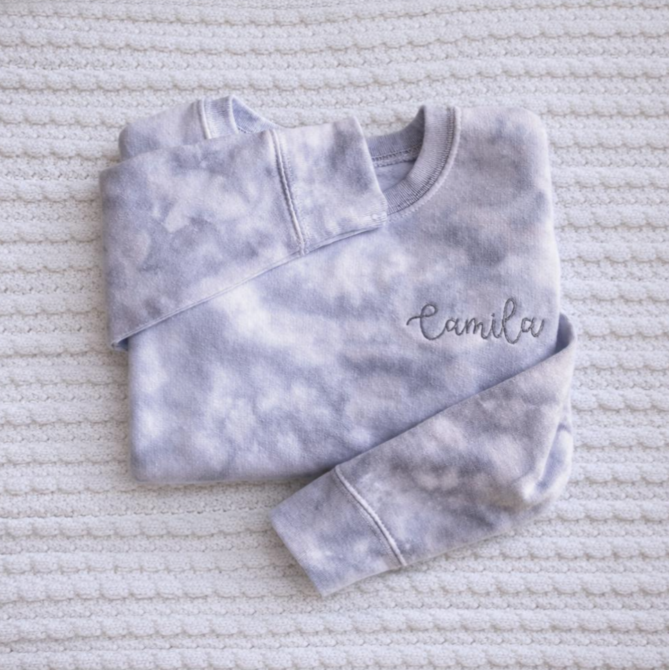 Kids Personalized Script Name Sweatshirt